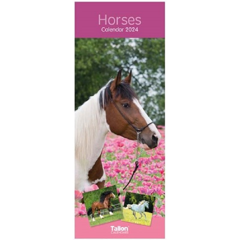 2024 Horses Super Slim Wall Calendar   E6a9fecc70d030be2b6b25cc858e7fcf 