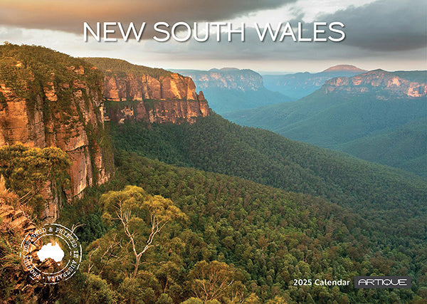 2025 New South Wales By Artique - Horizontal Wall Calendar