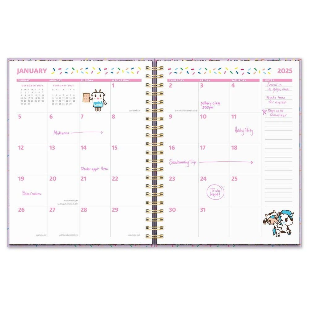 2025 tokidoki Donutella - XL Spiral Weekly & Monthly Diary/Planner