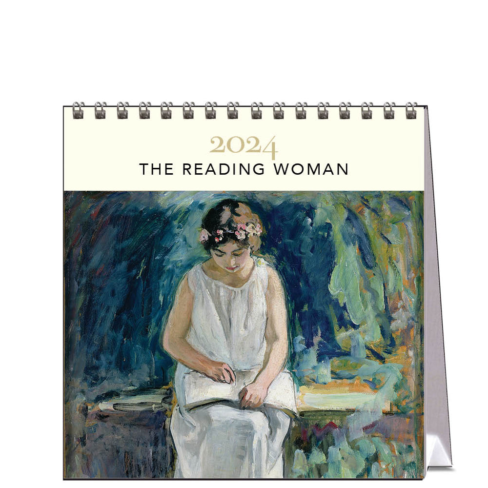 2024 The Reading Woman Desk Easel Calendar Art Calendars