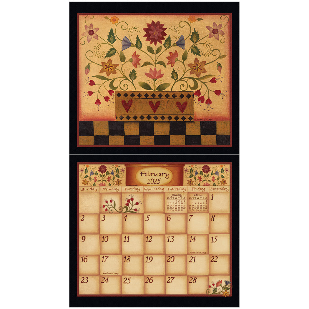 2025 Legacy Simply Shaker - Deluxe Wall Calendar