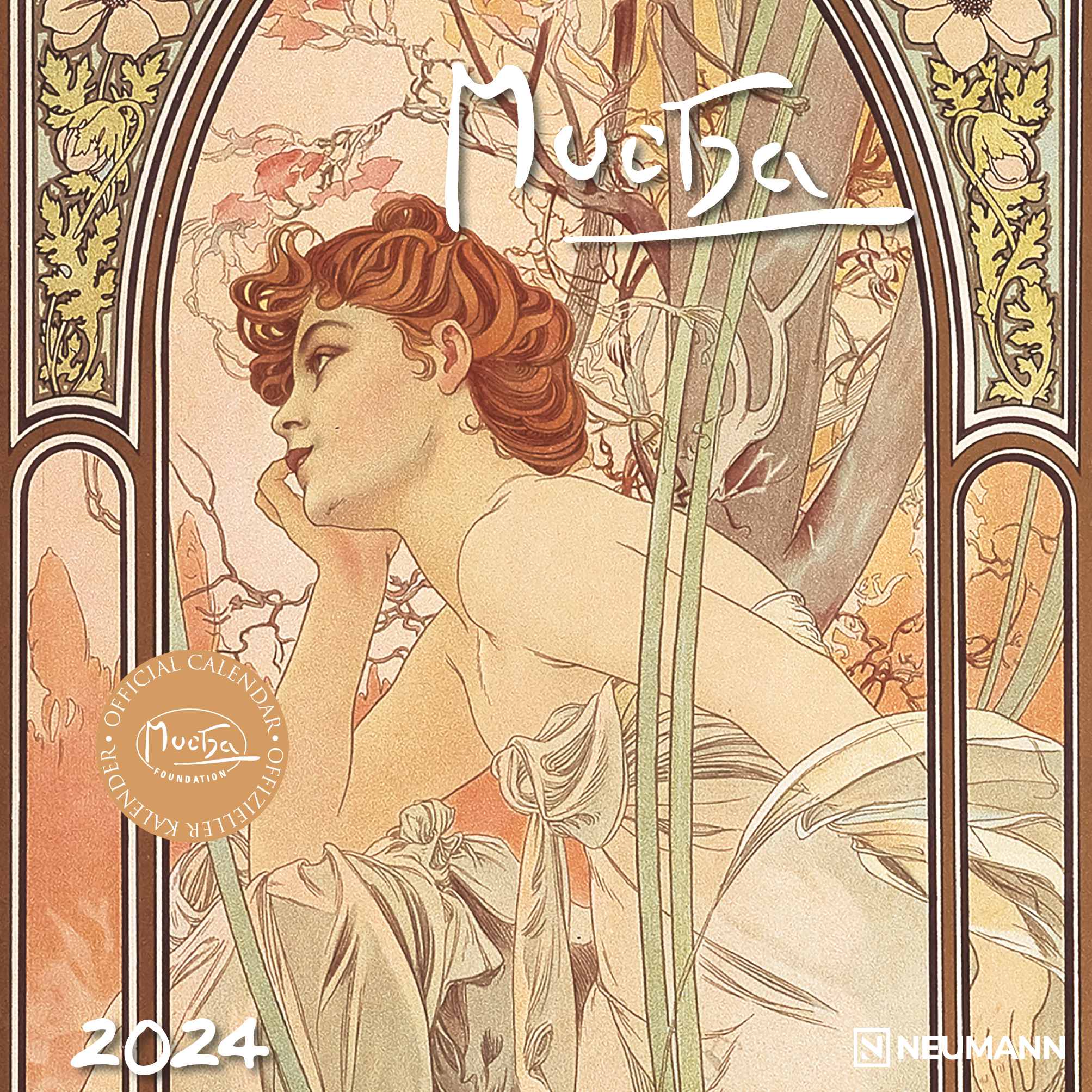 2024 Mucha - Square Wall Calendar  SOLD OUT