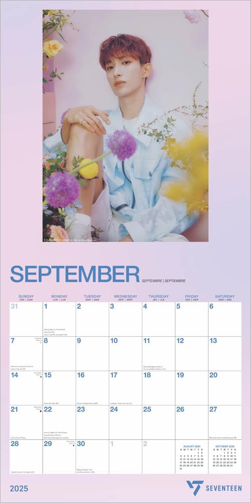 2025 Seventeen - Square Wall Calendar