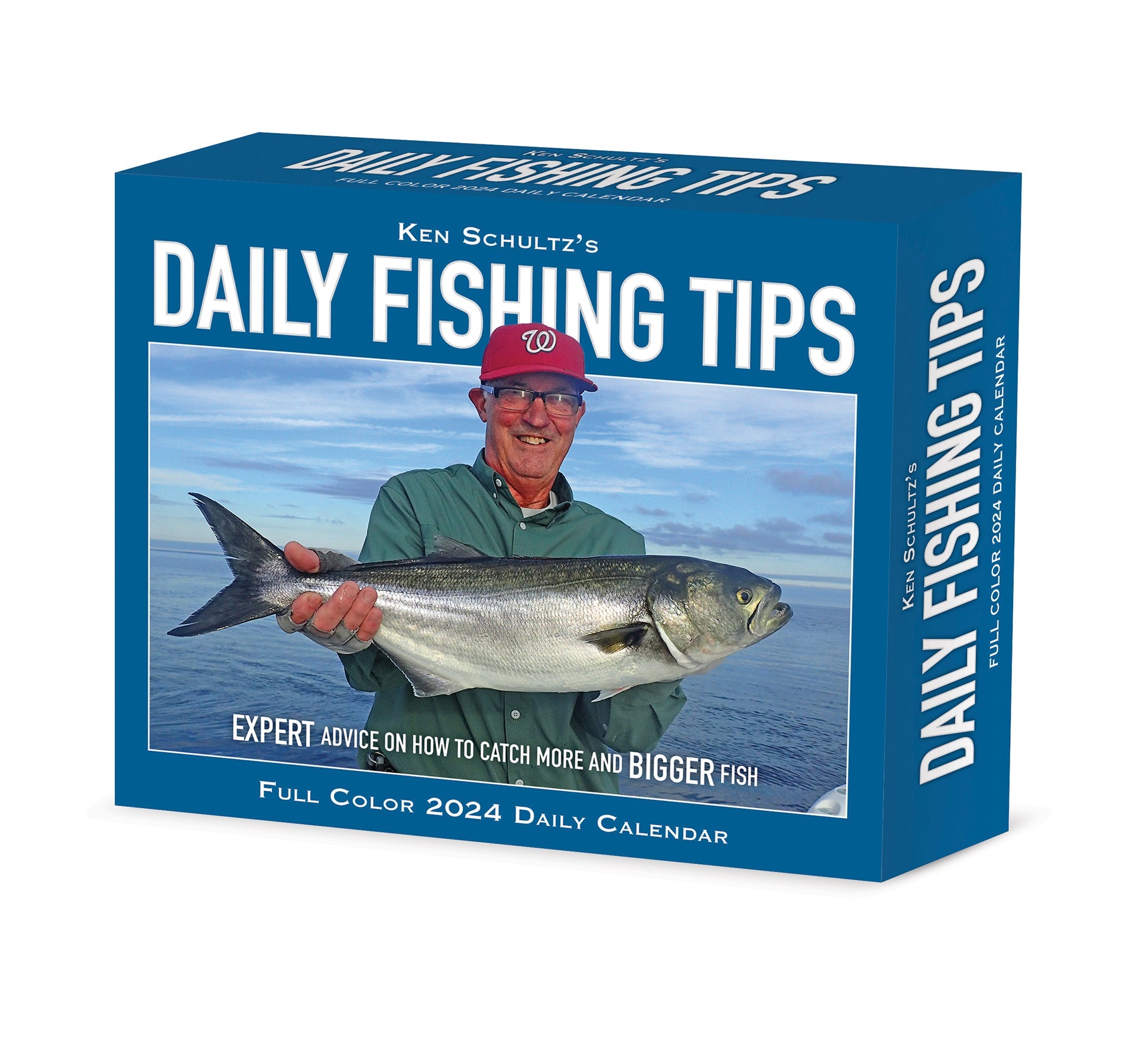 2024 Ken Schultz's Daily Fishing Tips - Daily Boxed Page-A-Day Calendar