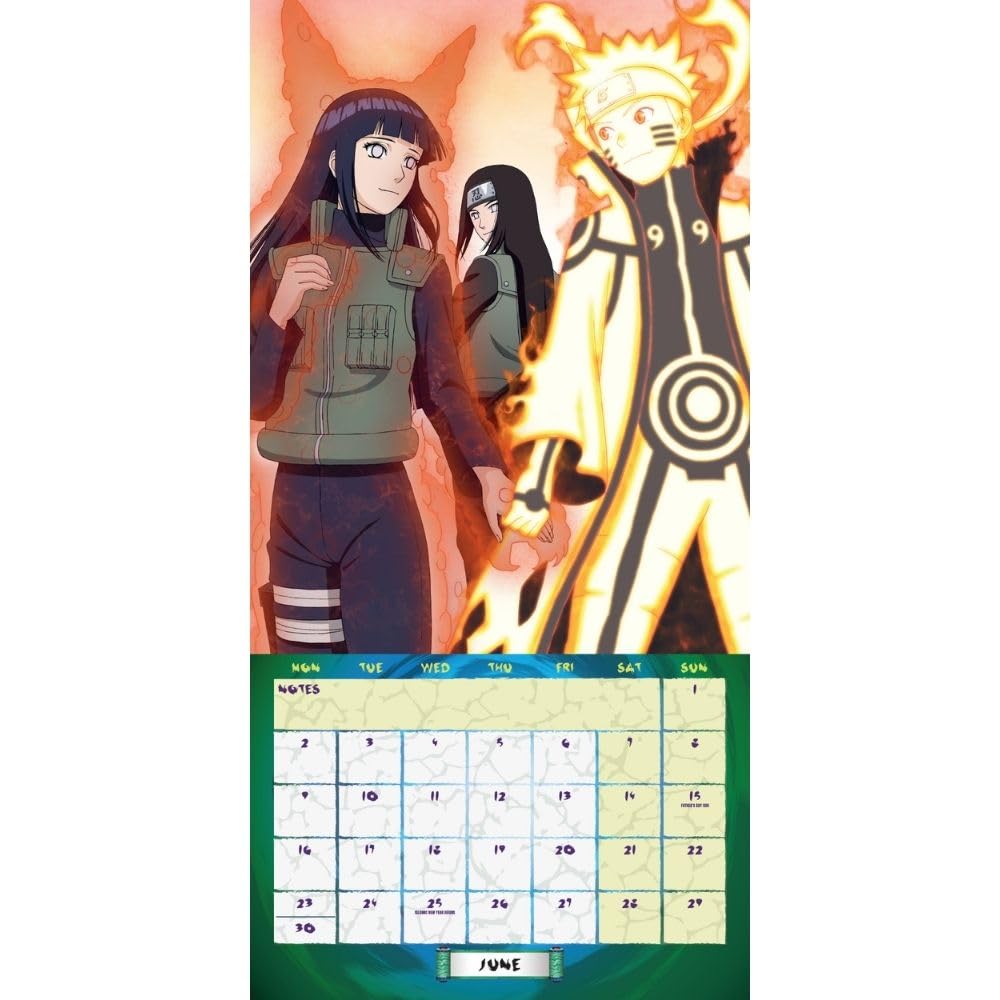 2025 Naruto Shippuden - Square Wall Calendar