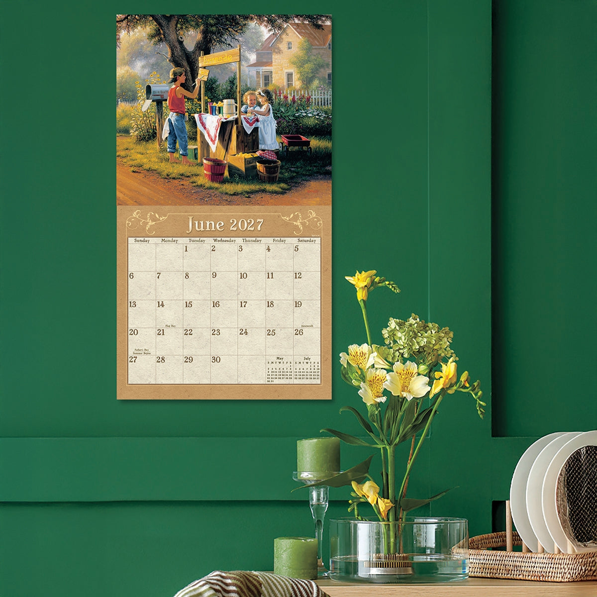 2027 Hometown - Deluxe Wall Calendar
