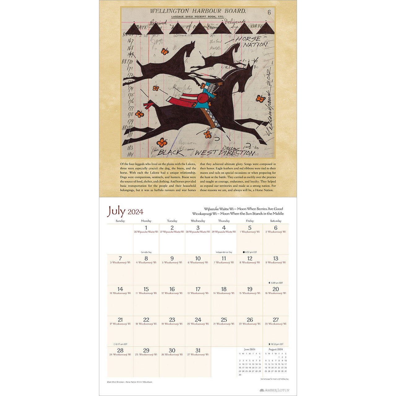 2024 Lakota Way - Square Wall Calendar  SOLD OUT