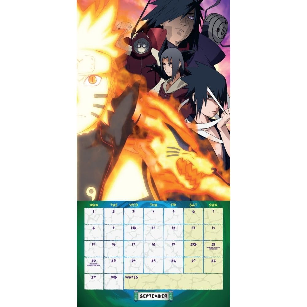 2025 Naruto Shippuden - Square Wall Calendar