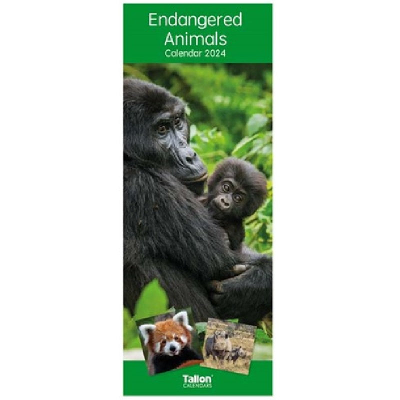 2024 Endangered Animals Super - Slim Wall Calendar  SOLD OUT