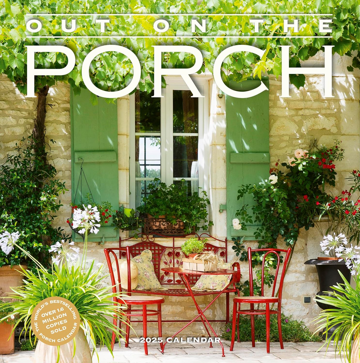 2025 Out on the Porch - Square Wall Calendar