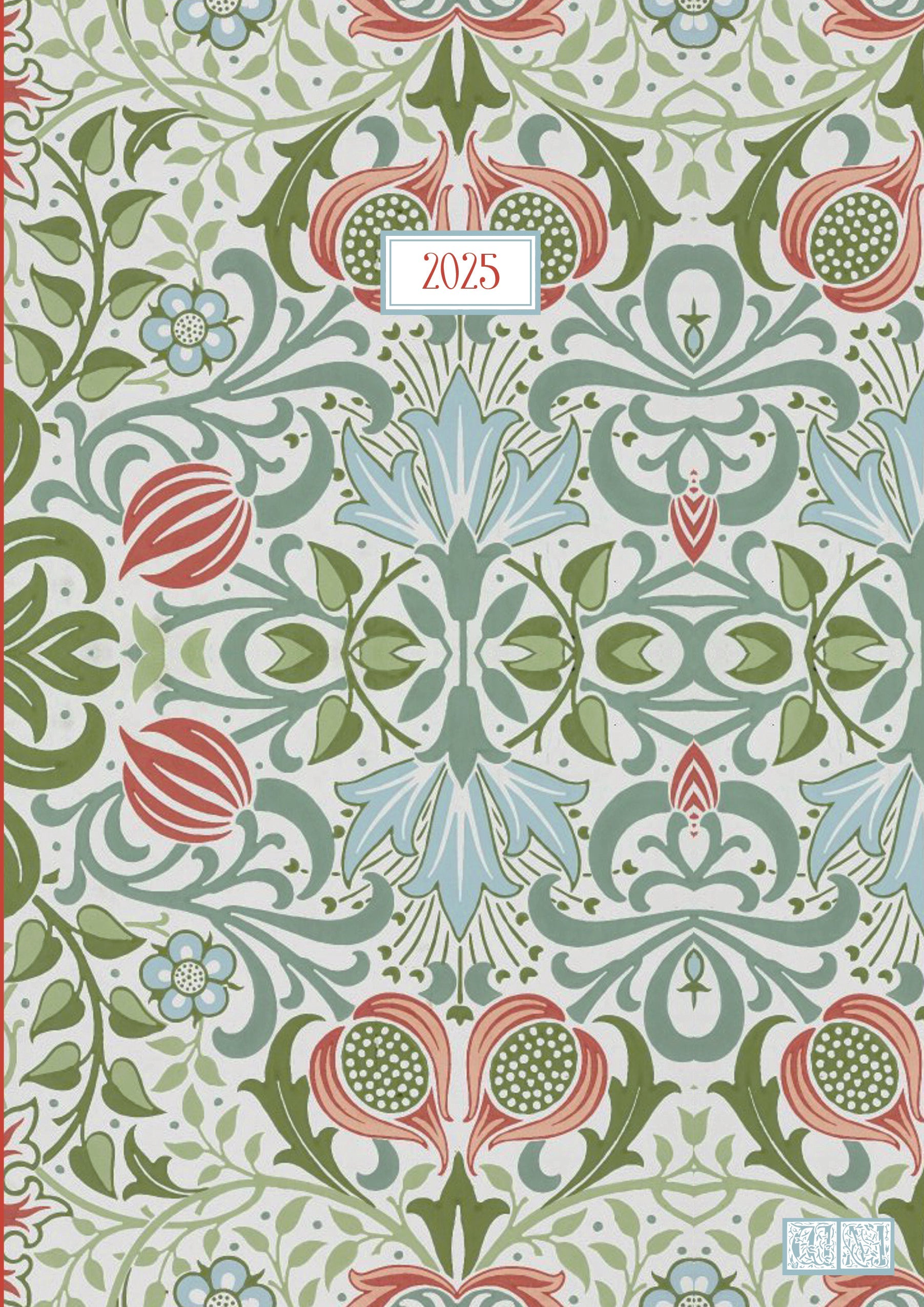 2025 William Morris - Persian - Weekly Diary/Planner