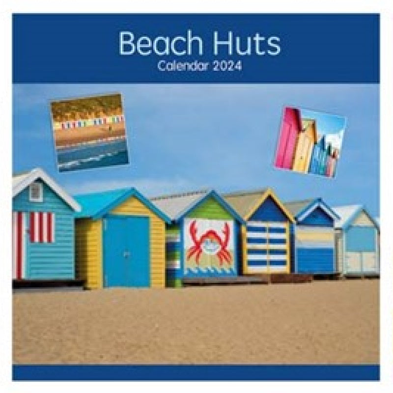 2024 Beach Huts - Square Wall Calendar  SOLD OUT