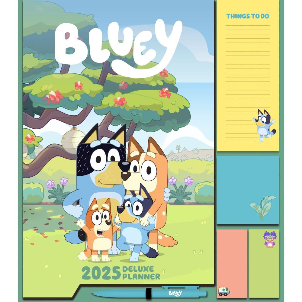 2025 Bluey - Deluxe Wall Calendar