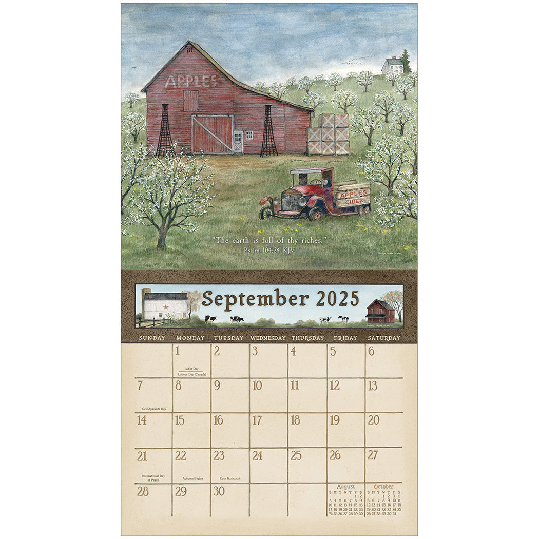 2025 Legacy Country Blessings - Deluxe Wall Calendar