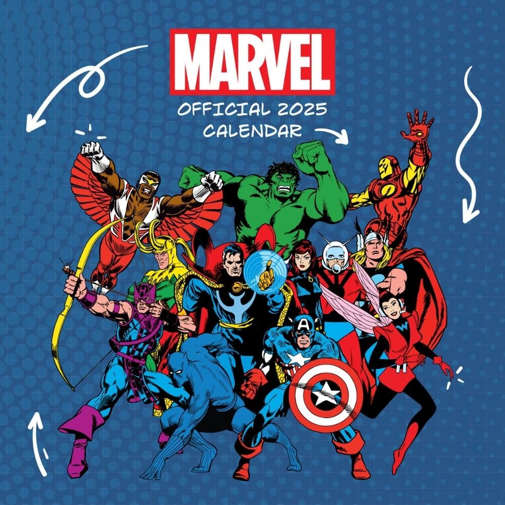 2025 Marvel Comics - Square Wall Calendar