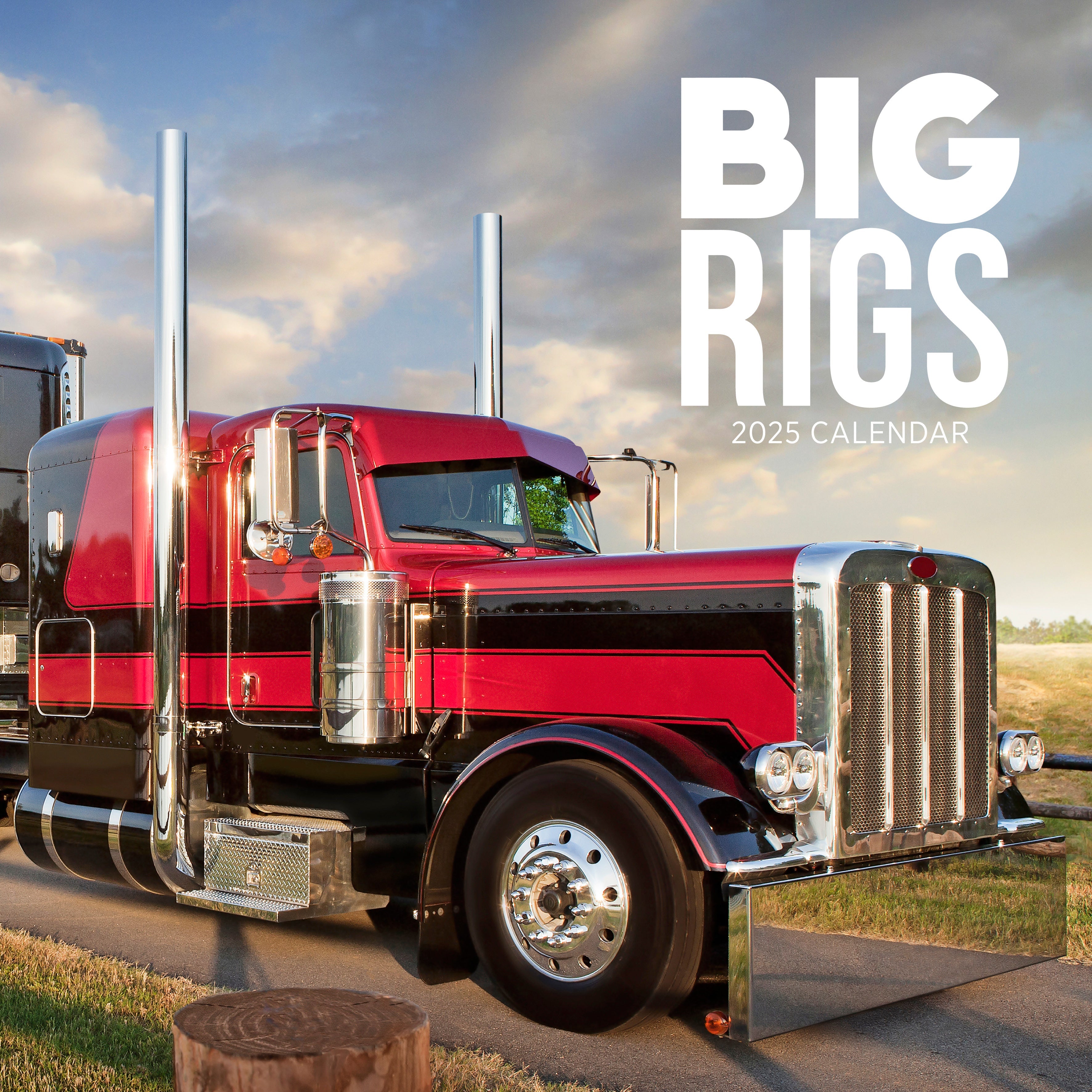 2025 Big Rigs - Square Wall Calendar