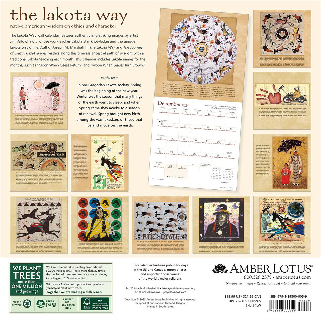 2024 Lakota Way - Square Wall Calendar  SOLD OUT