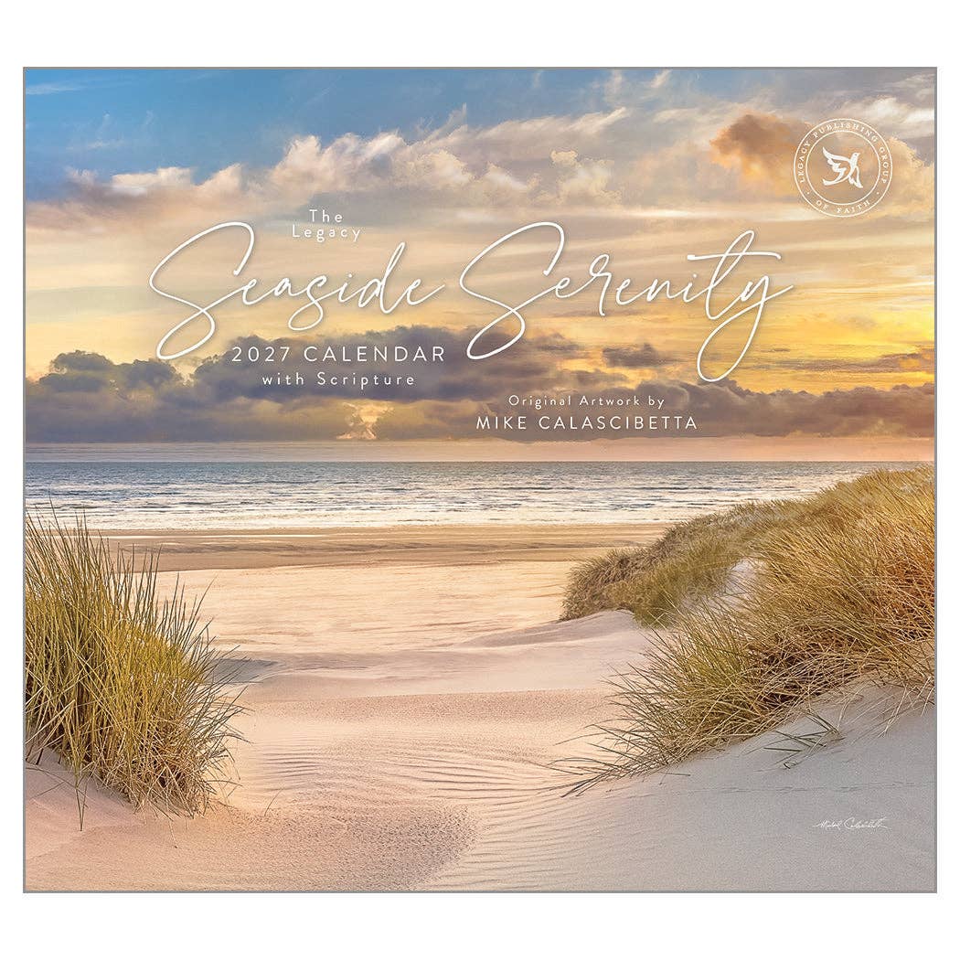 2027 Seaside Serenity - Deluxe Wall Calendar by Mike Calascibetta