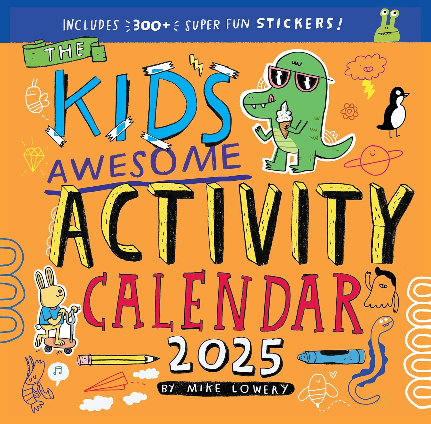 2025 Kid's Awesome Activity - Square Wall Calendar