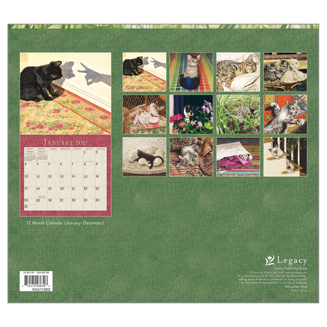 2027 Kittens - Deluxe Wall Calendar
