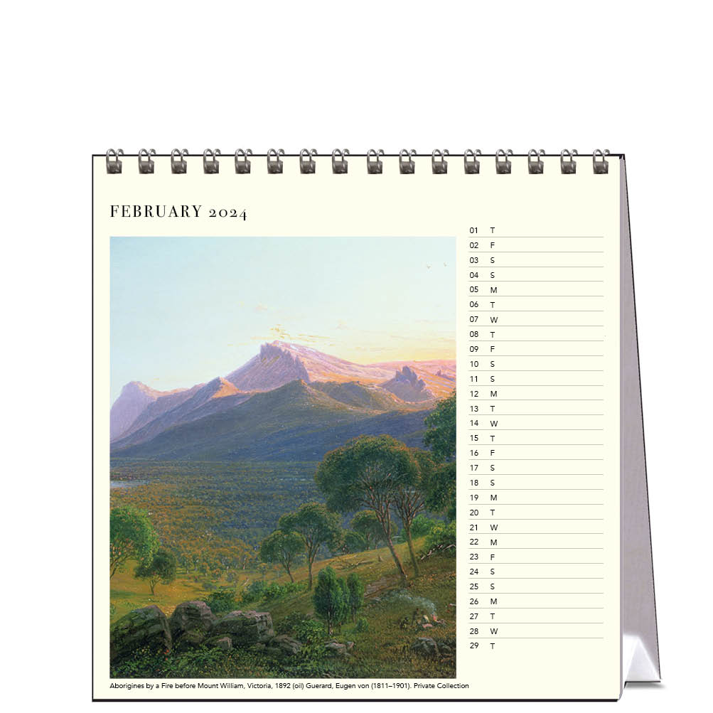 2024 Australian Landscapes Desk Easel Calendar Art Calendars