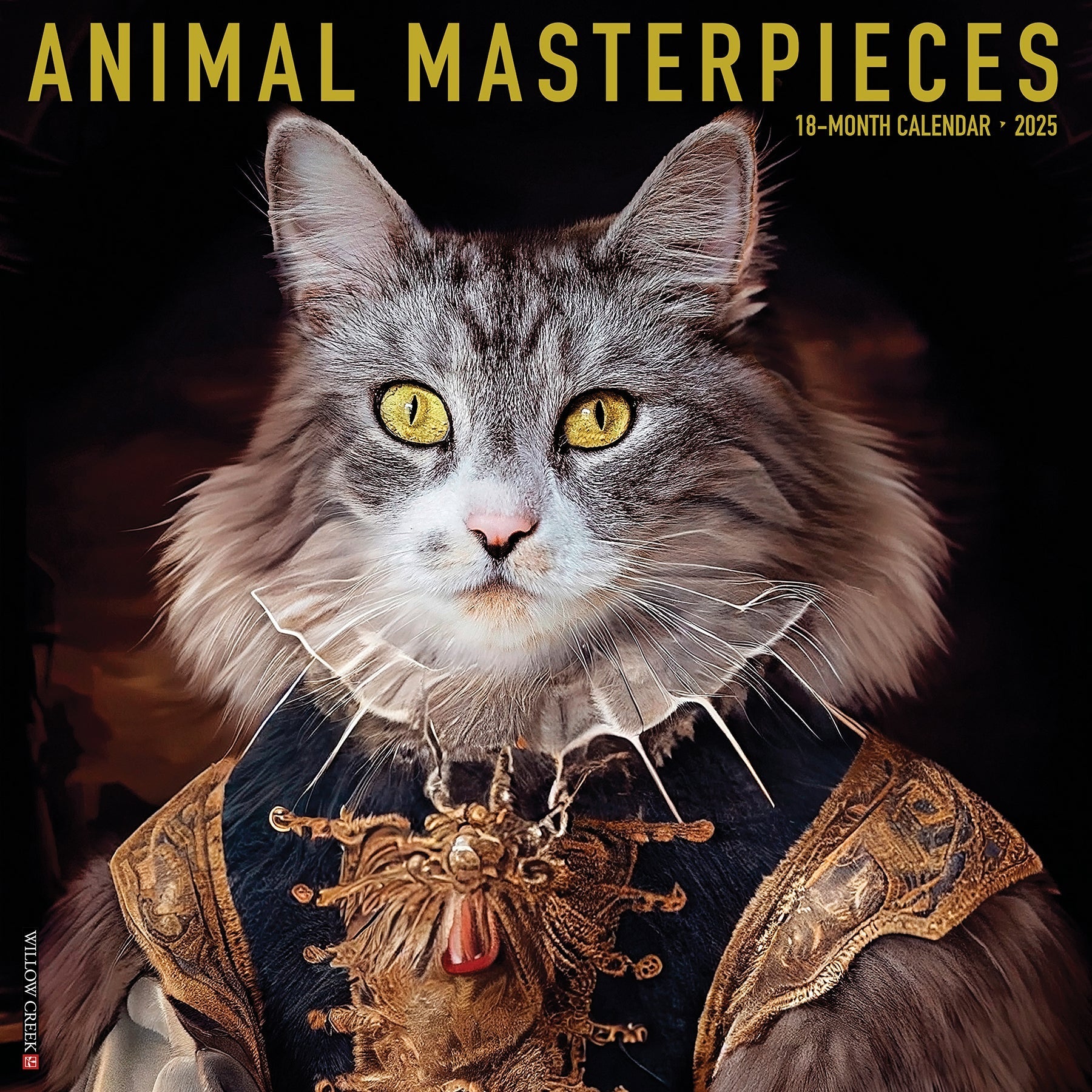 2025 Animal Masterpieces - Square Wall Calendar