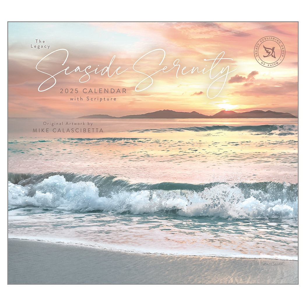 2025 Legacy Seaside Serenity Deluxe Wall Calendar