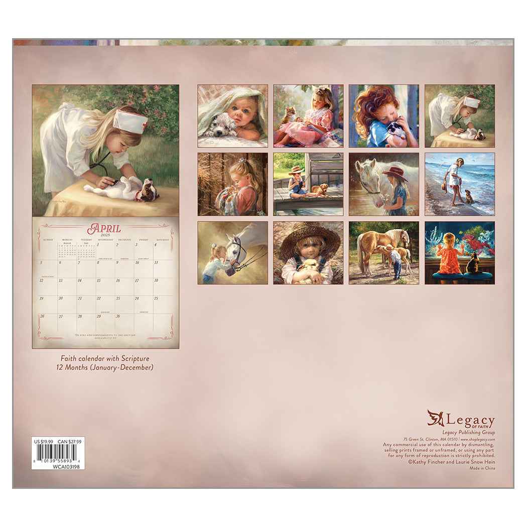 2026 Legacy Little Lessons In Love - Deluxe Wall Calendar
