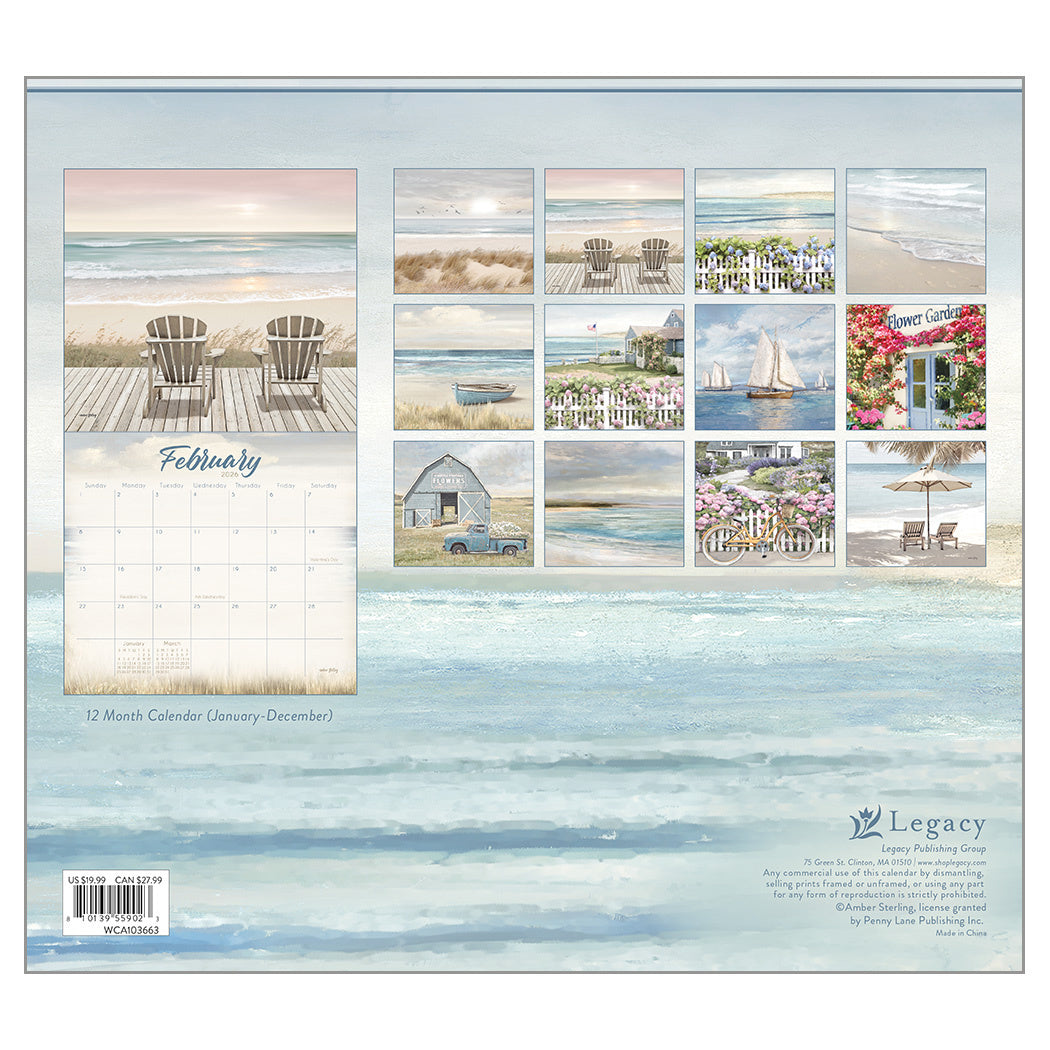 2026 Legacy The Shore - Deluxe Wall Calendar