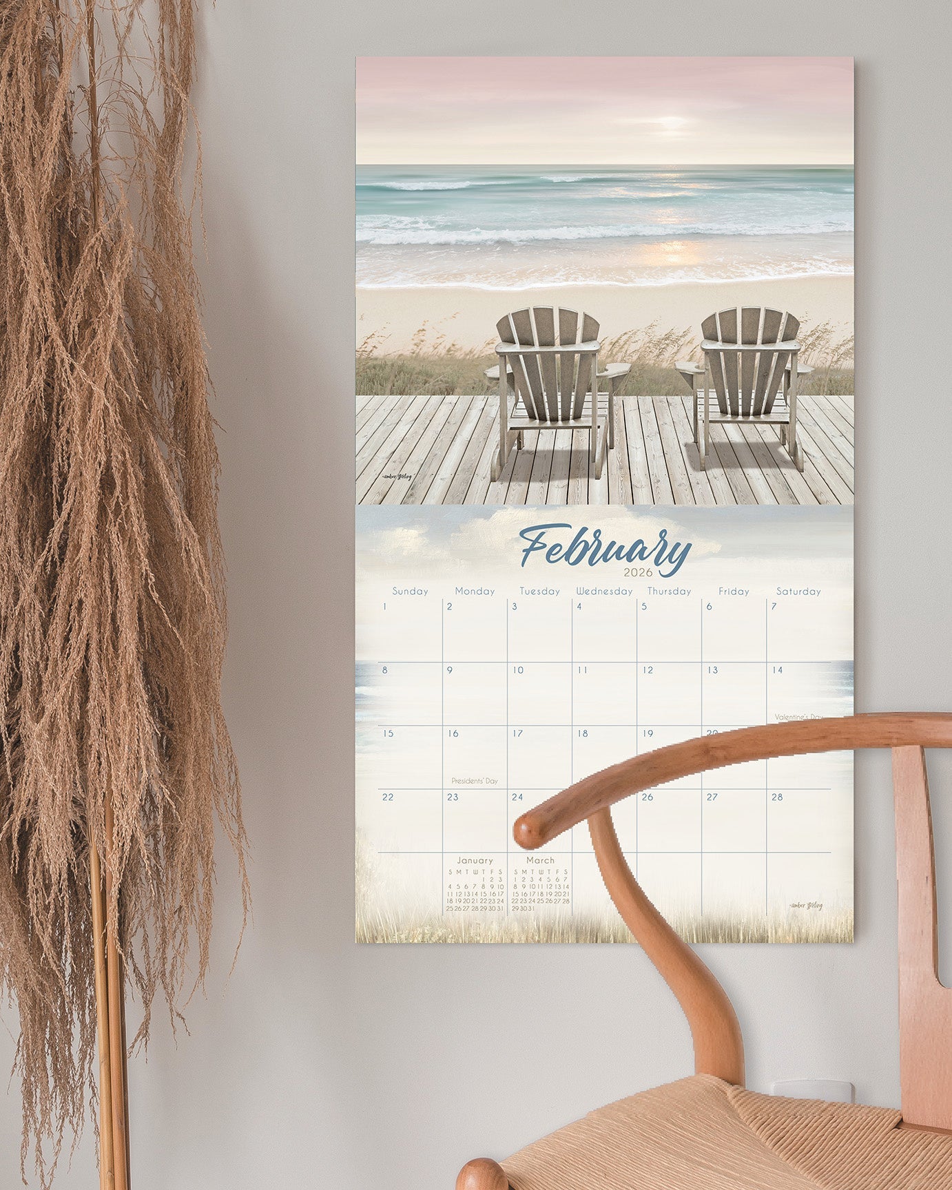 2026 Legacy The Shore - Deluxe Wall Calendar