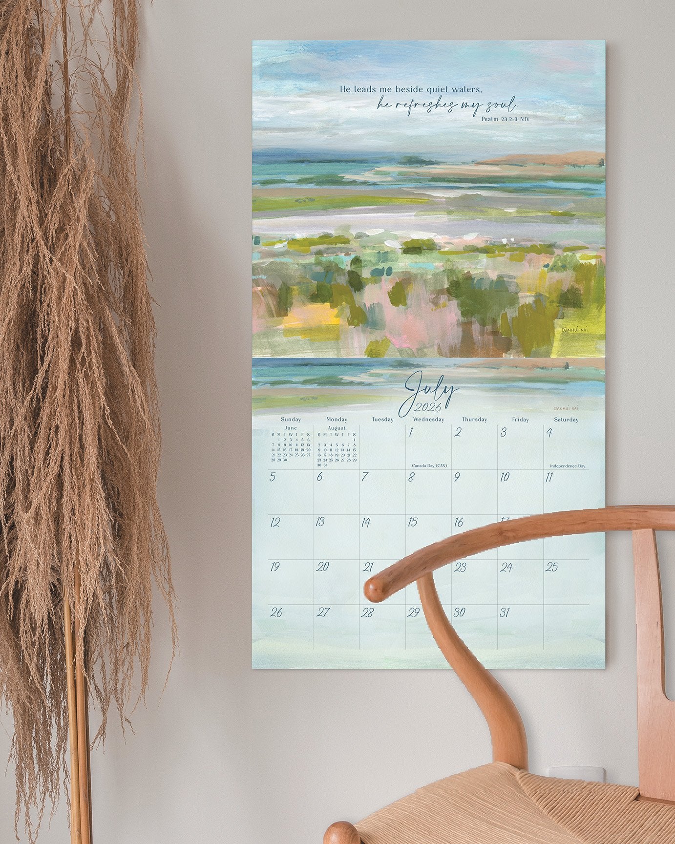 2026 Legacy Light Gently Falling - Deluxe Wall Calendar