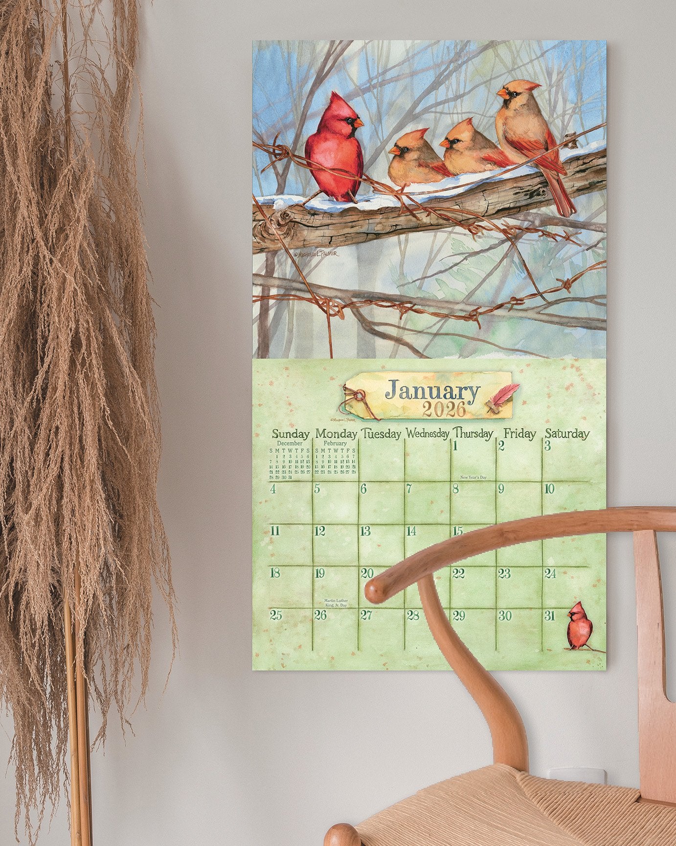 2026 Legacy Outside My Window - Deluxe Wall Calendar