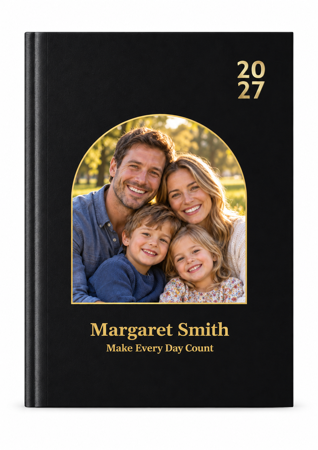 Personalised 2027 A4 Hard Cover Appointment Diary Planner