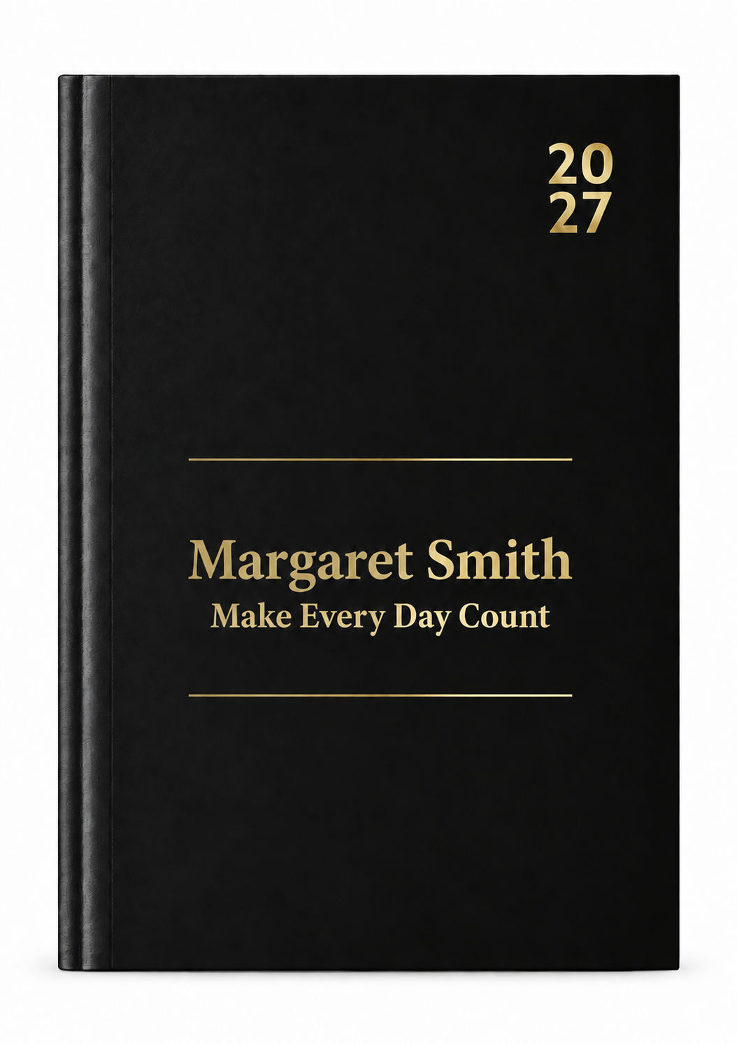 Personalised 2027 A4 Hard Cover Appointment Diary Planner