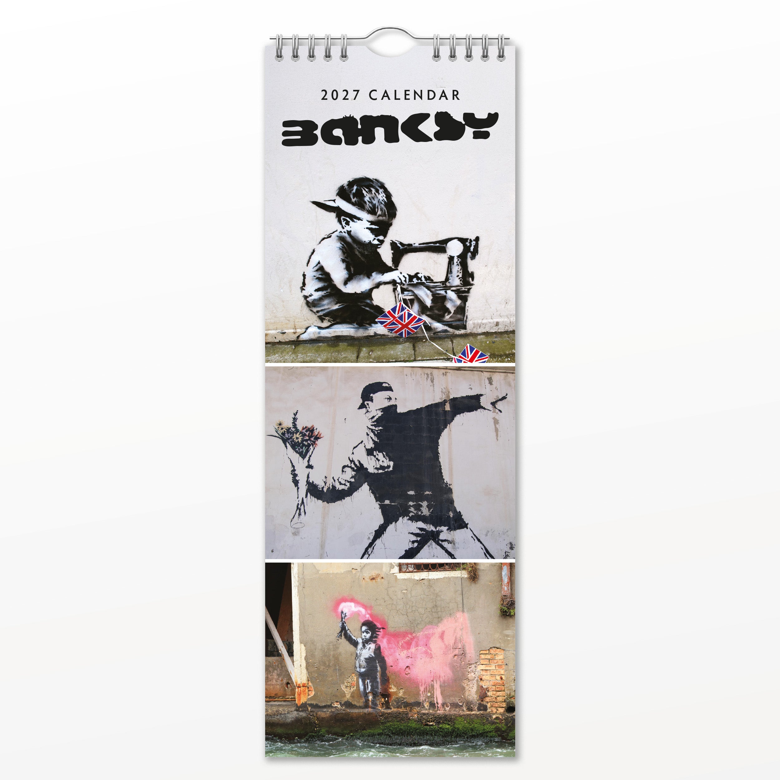 2027 Banksy - Slim Wall Calendar