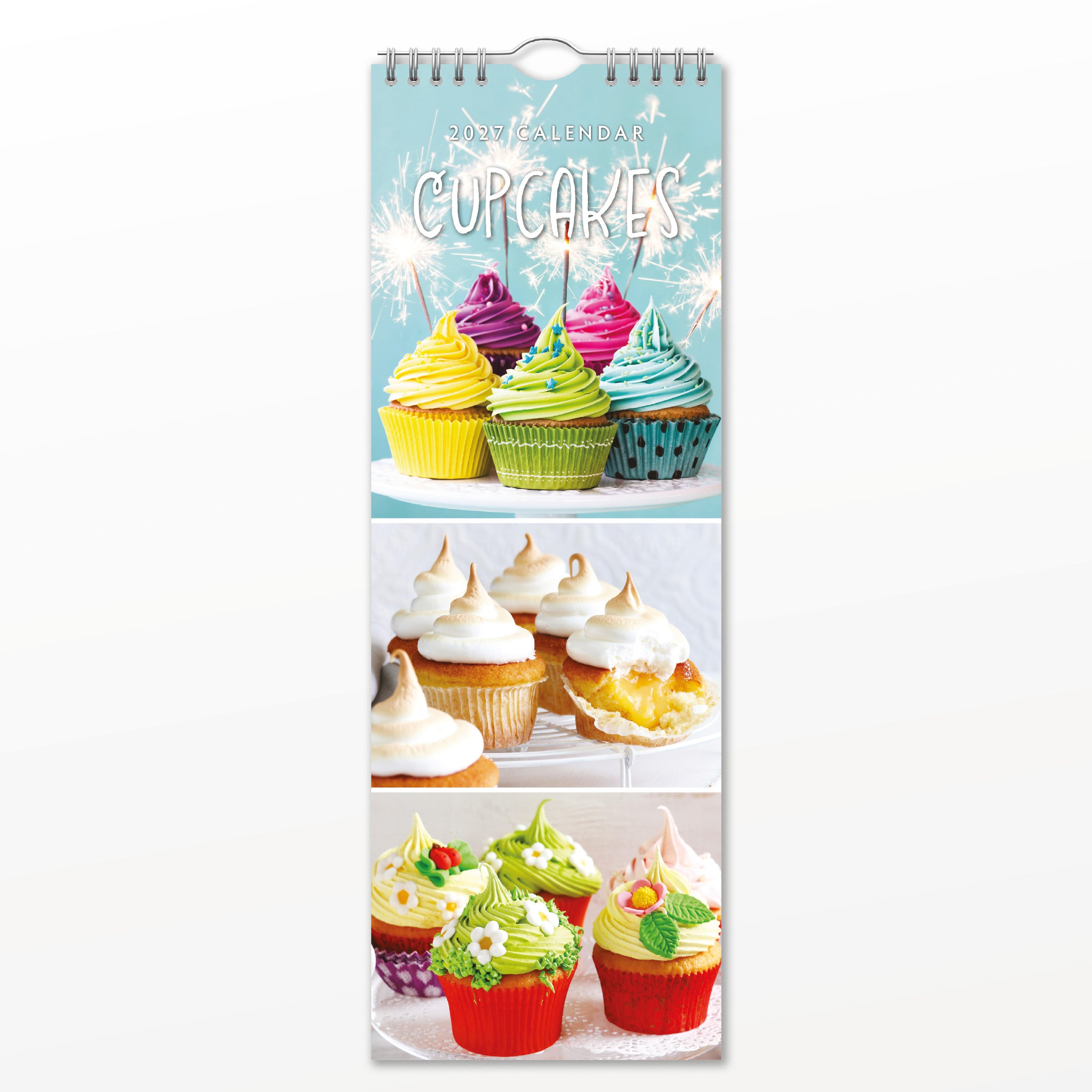 2027 Cupcakes - Slim Wall Calendar