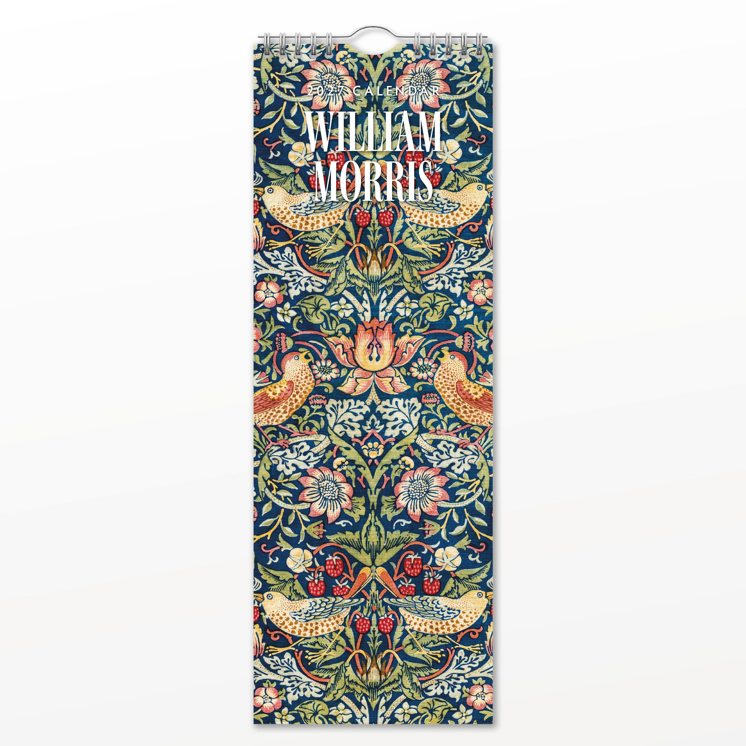 2027 William Morris - Slim Wall Calendar