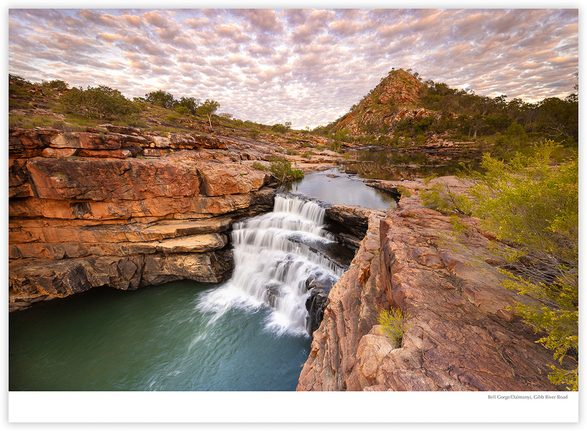 The Kimberley 2027 calendar photograph: Bell Gorge waterfall on the Gibb River Road