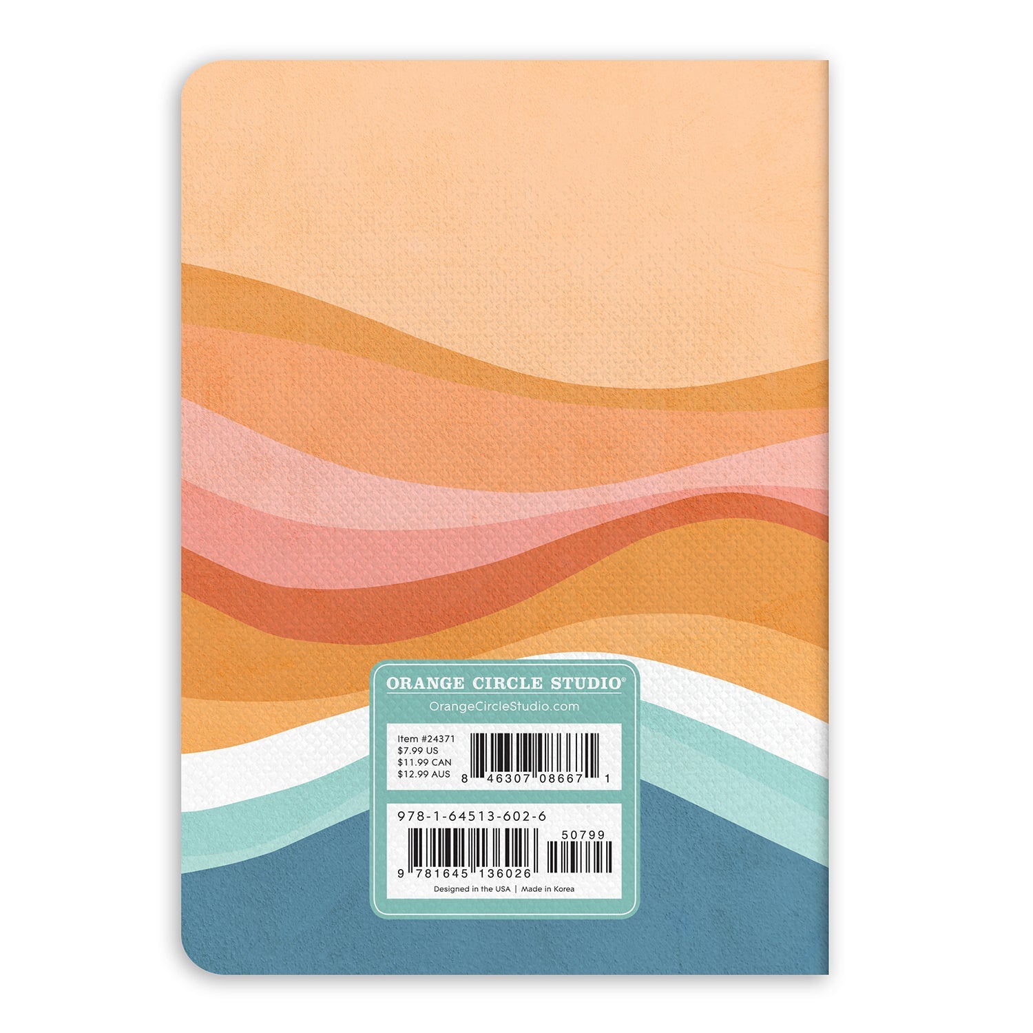 2024 Rainbow Waves - Monthly Pocket Diary/Planner  SOLD OUT