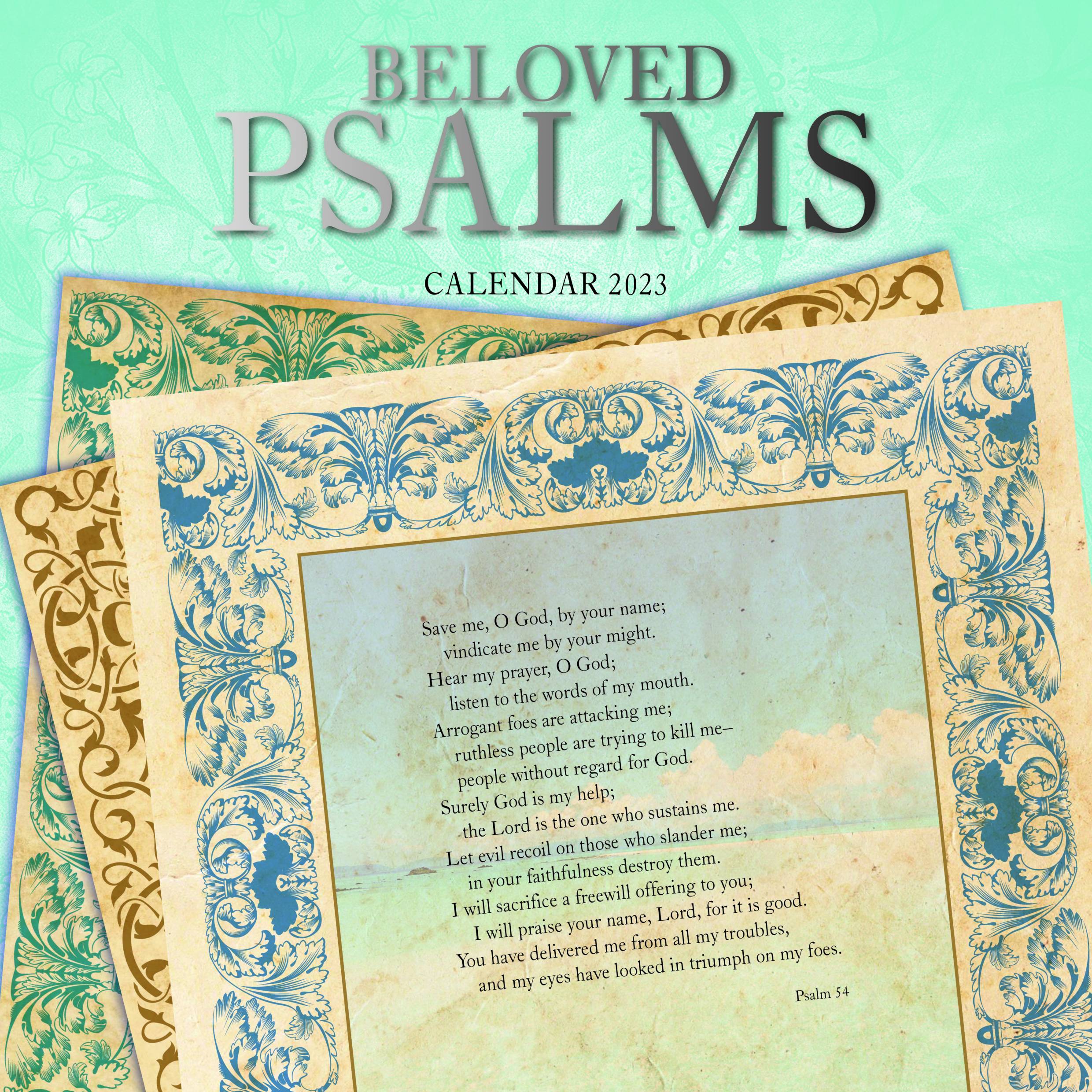 2023 Beloved Psalms - Square Wall Calendar