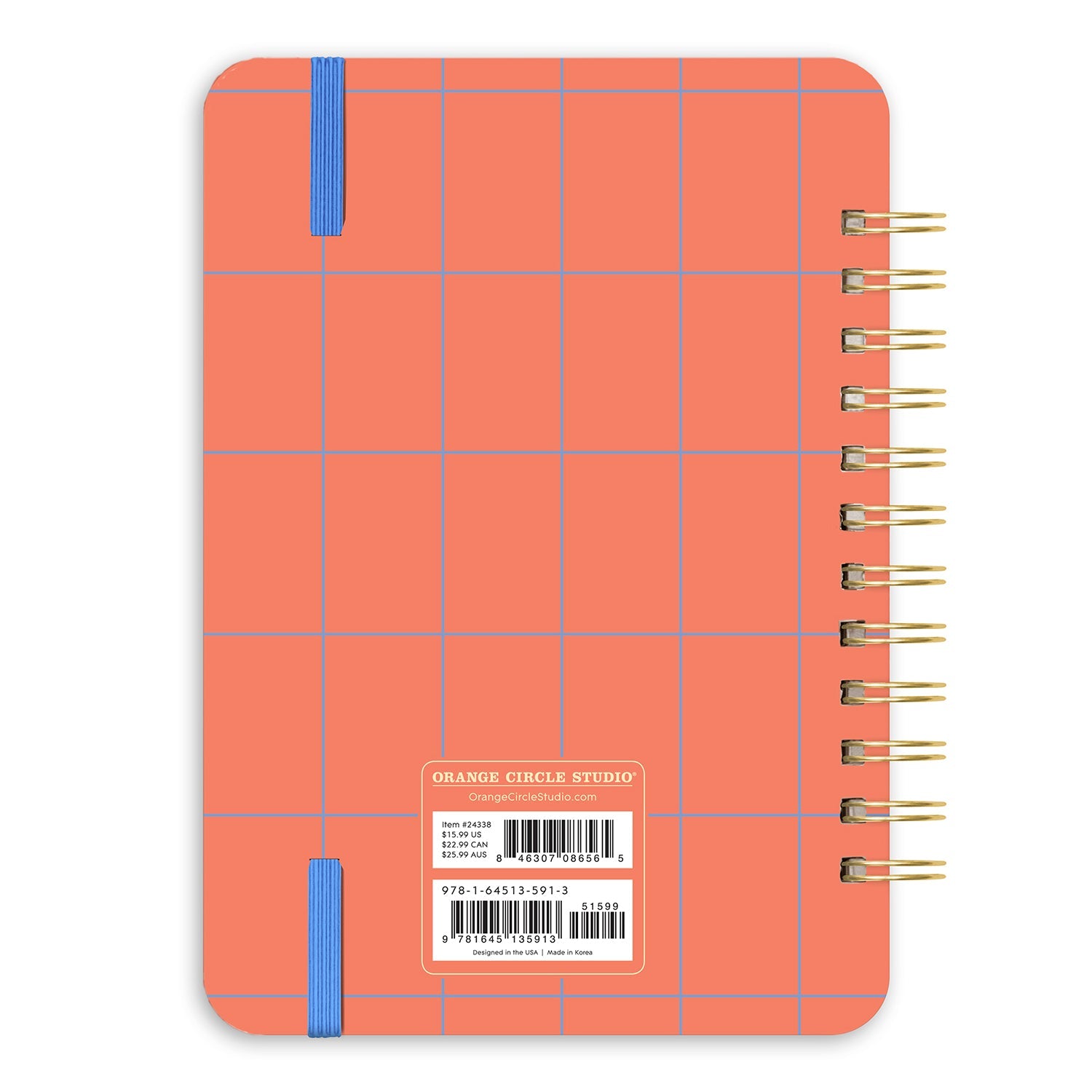 2024 Coral Grid Do It All - Monthly & Weekly Diary/Planner  SOLD OUT