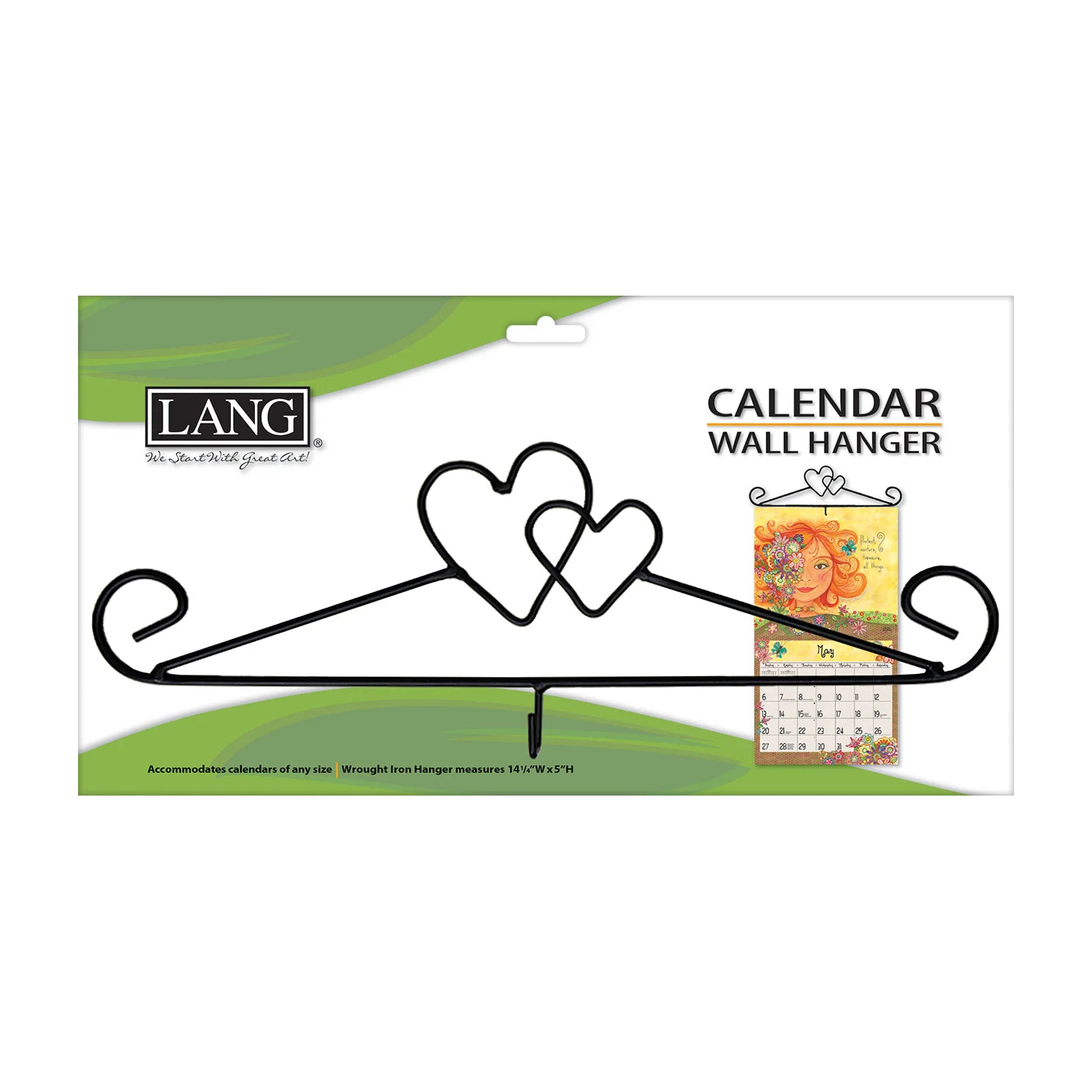 LANG Heart Calendar Wall Hanger (Fits All Wall Calendars) Calendar A