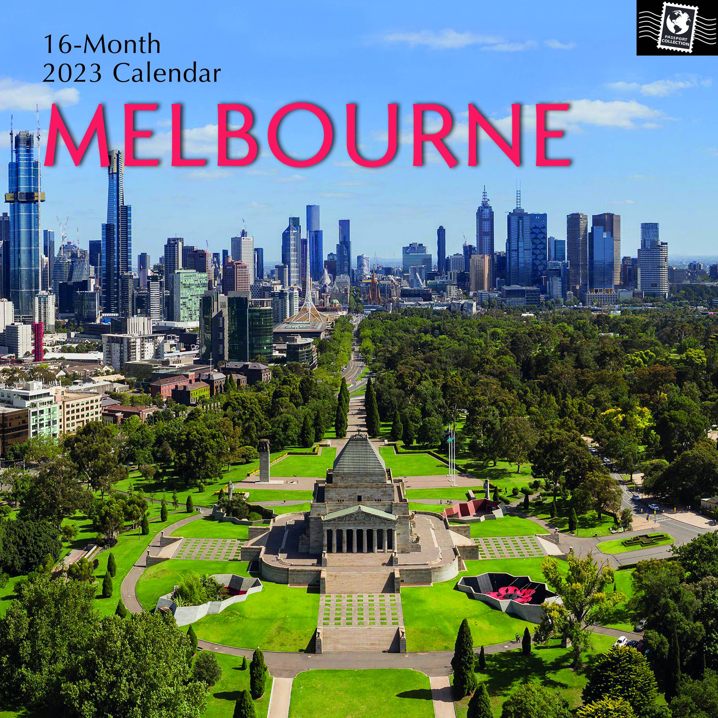 2023 Melbourne - Square Wall Calendar