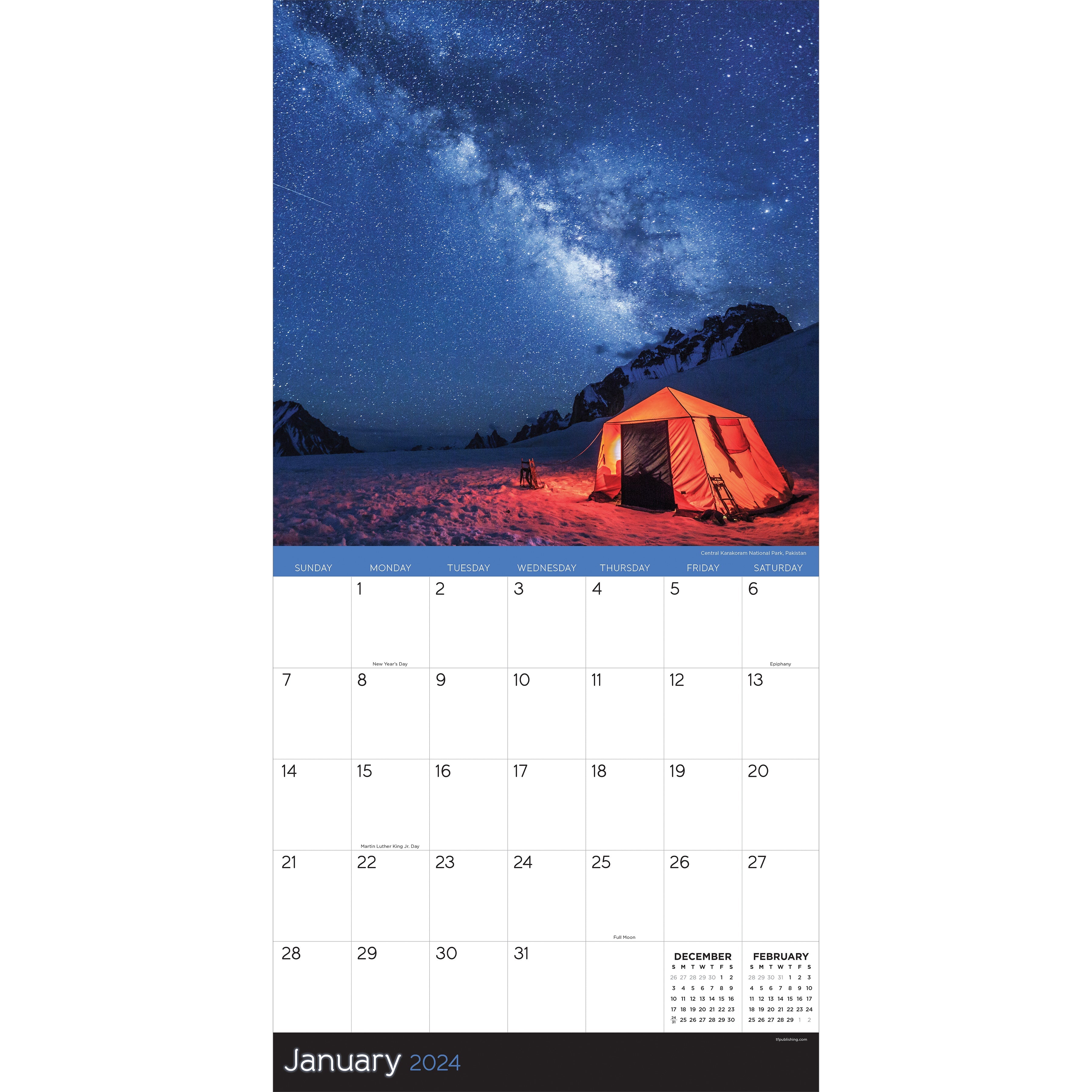 2024 Stargazing Square Wall Calendar Sceneries & Flowers Calendars