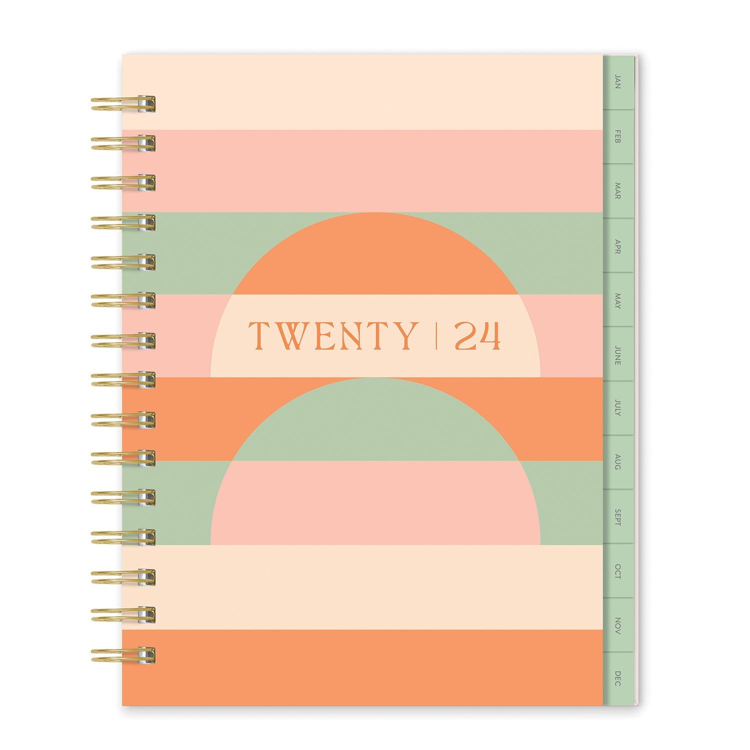 2024 Golden Hour - Monthly & Weekly Edie Tabbed Diary/Planner  SOLD OUT