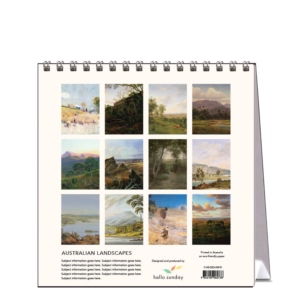 2023 Australian Landscapes - Desk Easel Calendar