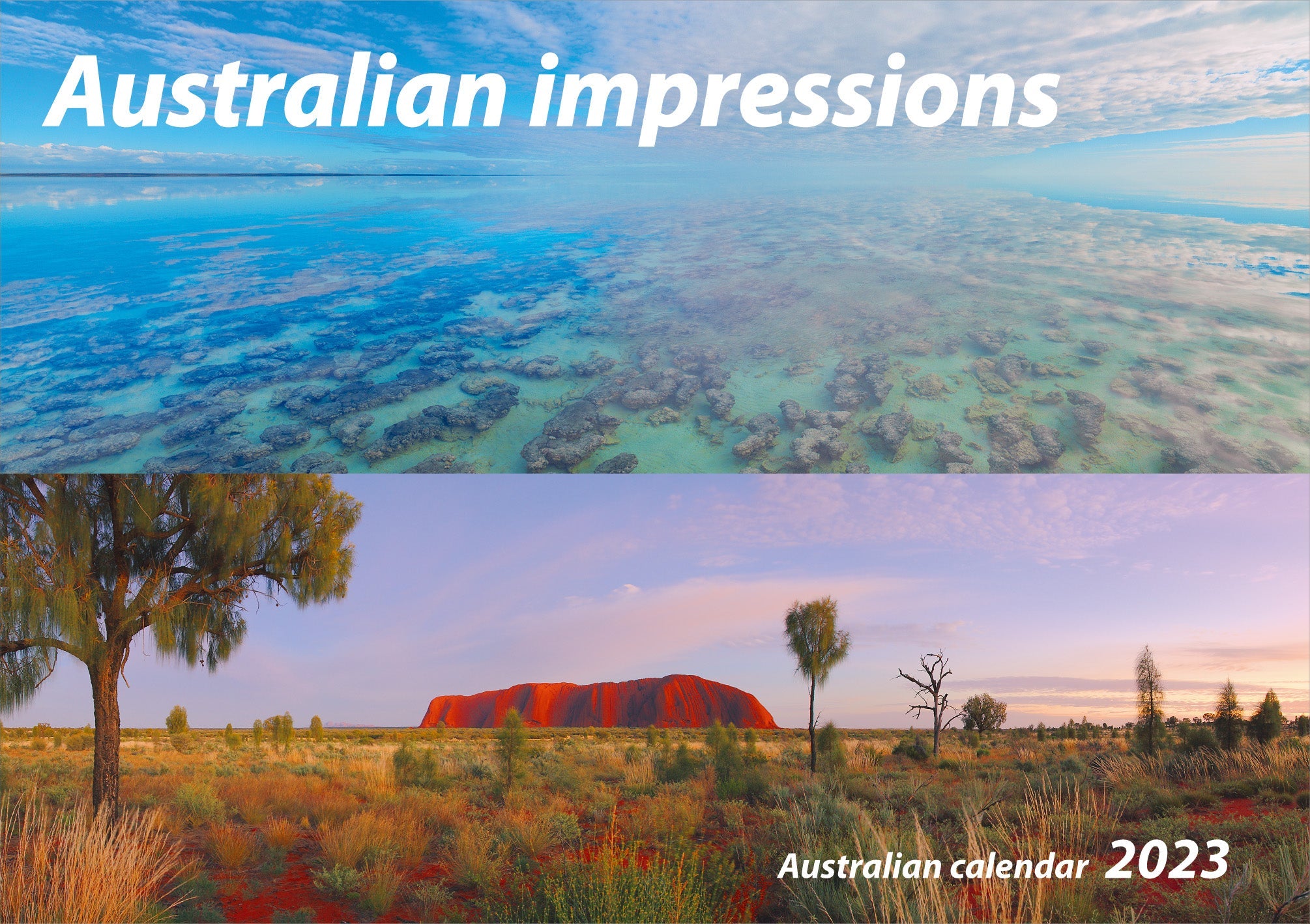 2023 Australian Impressions - Horizontal Wall Calendar