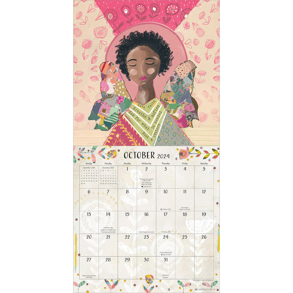 2024 Kelly Rae Roberts Square Wall Calendar Art Calendars by Amber