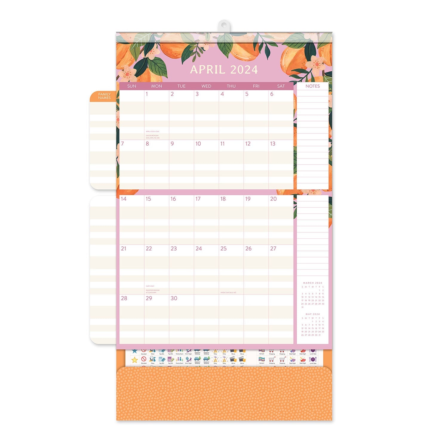 2024 Fruit & Flora Do It All - Magnetic Wall Calendar  SOLD OUT