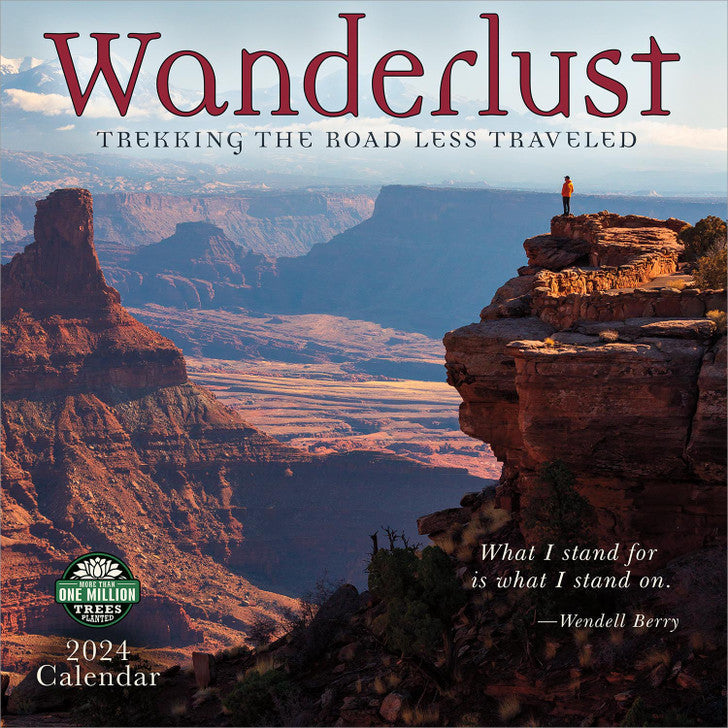 2024 Wanderlust - Square Wall Calendar  SOLD OUT